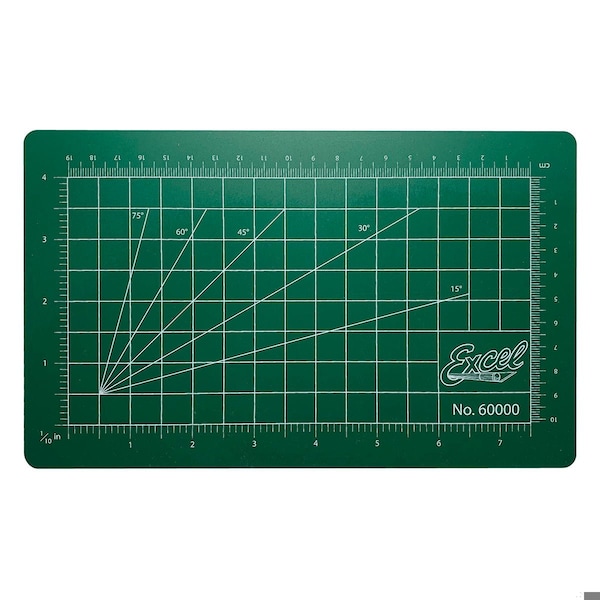 5 1/2 In. X 9 In. Self Healing Cutting Mat With Measurement Grid